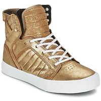 Supra SKYTOP women\'s Shoes (High-top Trainers) in gold