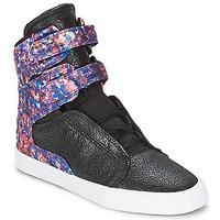 supra society ii womens shoes high top trainers in multicolour