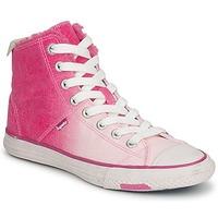 superdry super series high womens shoes high top trainers in pink