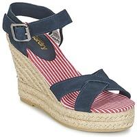 Superdry ISABELLA ESPADRILLE WEDGE SHOE women\'s Sandals in blue