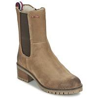 superdry kings road husky boot womens mid boots in brown