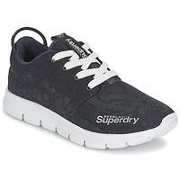 superdry superdry scuba runner womens shoes trainers in blue