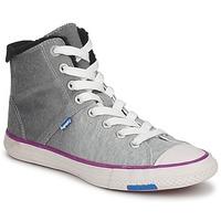 Superdry SUPER SERIES HIGH women\'s Shoes (High-top Trainers) in grey