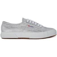 superga lame w silver womens shoes trainers in multicolour