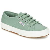 superga 2750 classic womens shoes trainers in green