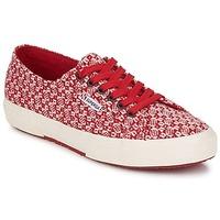 superga 2750 fantasy womens shoes trainers in red