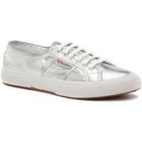 superga 2750 cotmetu trainer s002hg0 womens shoes trainers in silver