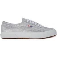 Superga Lame W Silver women\'s Shoes (Trainers) in multicolour