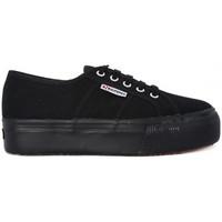 Superga Cotu Full Black UP And Down women\'s Shoes (Trainers) in multicolour