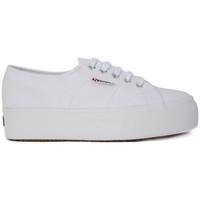 Superga WHITE UP AND DOWN women\'s Shoes (Trainers) in multicolour