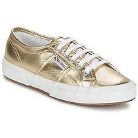 Superga 2750 CLASSIC METAL women\'s Shoes (Trainers) in gold