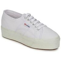 Superga 2790 LINEA UP AND women\'s Shoes (Trainers) in white