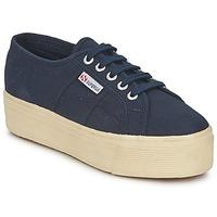 Superga 2790 LINEA UP AND women\'s Shoes (Trainers) in blue