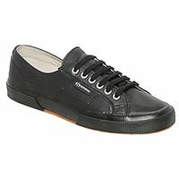 superga 2750 luxe edition womens shoes trainers in black