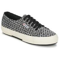 superga 2750 fantasy womens shoes trainers in black