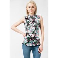 summer floral sateen sless shi