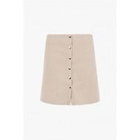 SUEDETTE A-LINE SKIRT