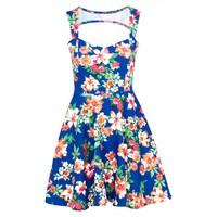 summer floral skater dress