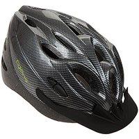 Summit Pursuit Cycle Safety Helmet With LED Safety Lights, Black/silver -