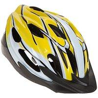 Summit Pursuit Cycle Safety Helmet With Visor, Yellow - Adult/teen Medium