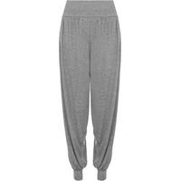 Sue Basic Elasticated Harem Pants - Grey