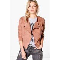 Suedette Biker - tan