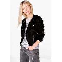 Suedette Biker - black