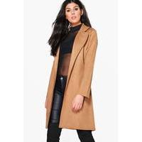 suedette duster camel