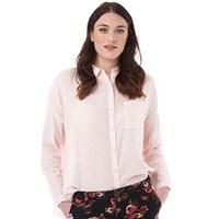 Superdry Womens Santorini Boyfriend Shirt Baby Pink