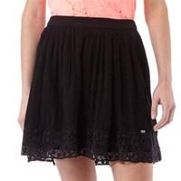 Superdry Womens Sweep Lace Mini Skirt Black