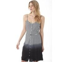 superdry womens prairie girl dip dress navy stripe