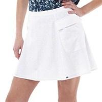 superdry womens broderie utility skirt optic white