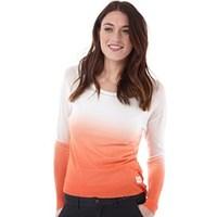 Superdry Womens Sarasota Dip Dye Knit Orange