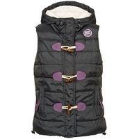 superdry puffle womens jacket in black