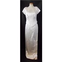 Suzanne Neville size 30-32 bust silk two piece wedding dress