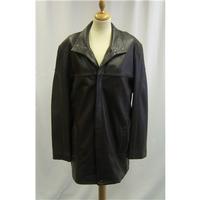 Summit - Size XL - Dark - Brown - Zip-Up - Leather - Coat