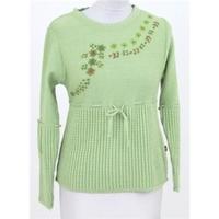 Sunayna, size M green jumper