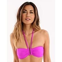 Summer Solids Bandeau - Bright Berry