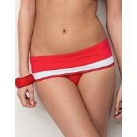 Sunset Stripes Bandeau Brief - Red Carpet