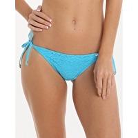 Summer Days Tie Side Pant - Turquoise