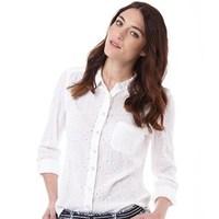 superdry womens shifley shirt optic