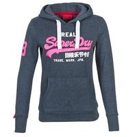 superdry vintage logo duo womens sweatshirt in blue