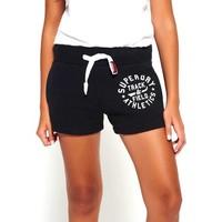 superdry g71000xof1 shorts women black womens shorts in black