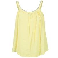 suncoo livia womens vest top in yellow