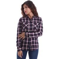 superdry g40002enf1 shirt women blue womens shirt in blue