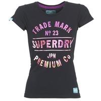 Superdry TRADEMARK NO 23 women\'s T shirt in blue