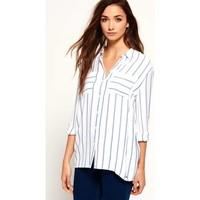 superdry g40003ao shirt women bianco womens shirt in white