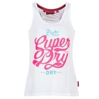 Superdry OSAKA BRAND women\'s Vest top in white