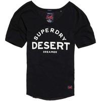 Superdry G60007XO T-shirt Women women\'s T shirt in black