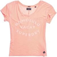 Superdry G60002TO T-shirt Women women\'s T shirt in orange